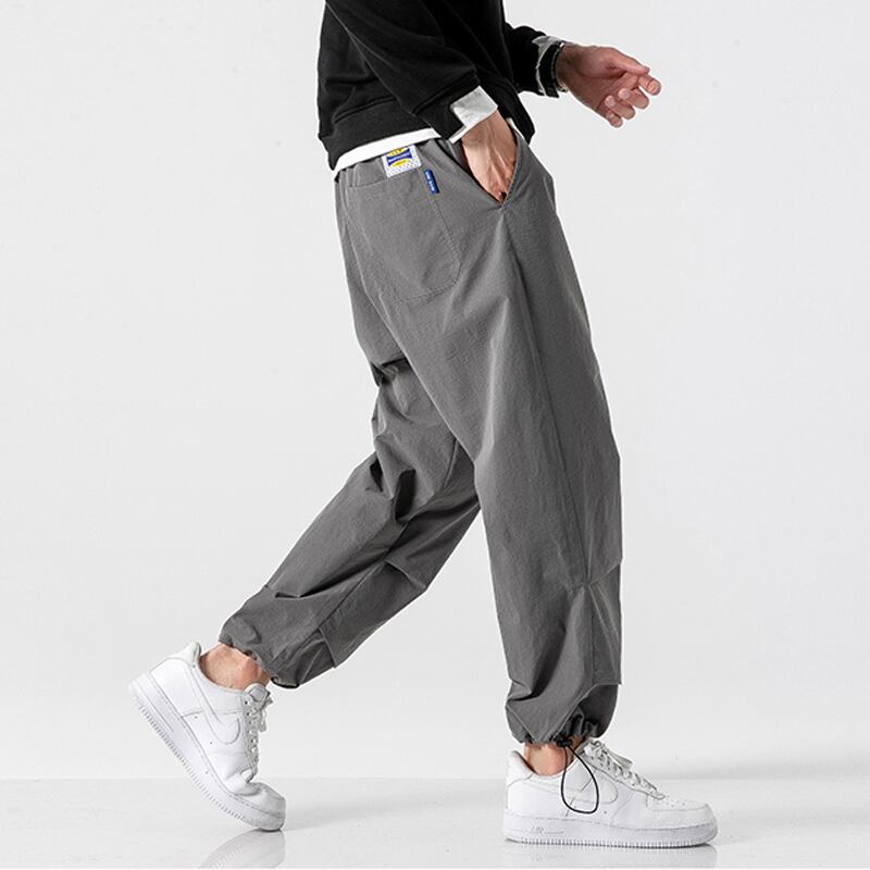 [BIGEMAN Series] ★Casual Pants★ 2color Quarter-length Bottoms Pants Unisex Men's Large Size Spring Clothes Retro