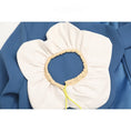 Load image into Gallery viewer, [ANNXstudio series] ★Outer★ Tops Designed Flower Cute Short length Blue Blue
