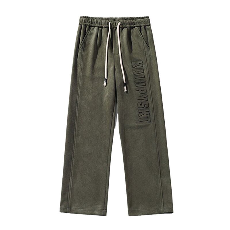 [CHAOMEICHEN Series] ★Casual Pants★ 3color Bottoms Trousers Unisex Men's Large Size Green Gray Black