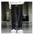 Load image into Gallery viewer, [PINZHI Series]★China style trousers★ 2color black or gray brushed lining casual pants crane thick warm
