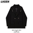 Load image into Gallery viewer, [LHSEN Series]★Blazer★ Outerwear Harajuku style Casual Unique Easy to match Black Black ML XL
