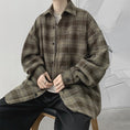 Load image into Gallery viewer, [Dannysdream Series]★Shirt★ 2color Tops Outerwear Unisex Men's Plaid Pattern ML XL 2XL
