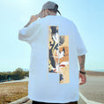 Load image into Gallery viewer, [Xrfdv series]★China style T-shirt★ Tops 2color Unisex Men's Large Size Crane Cotton
