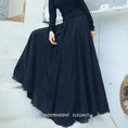 Load image into Gallery viewer, [Daiseiryusu Series] ★Long length skirt★ Plain A-line high waist Black Easy to match
