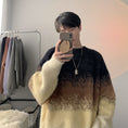 Load image into Gallery viewer, [PPG Series]★Sweater★ 2color Tops Unisex Men's Gradient Blue Brown
