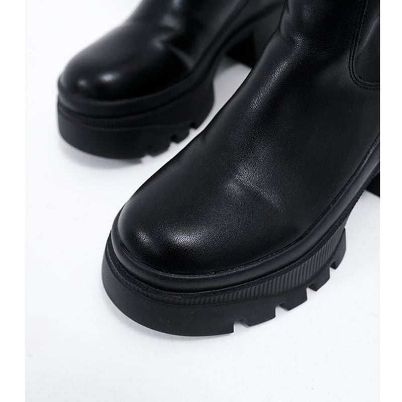 [chicsky---Kurono Series]★Shoes★Boots 35 36 37 38 39 Shoes Rose Chain Black Black Cute