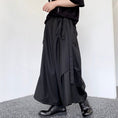 Load image into Gallery viewer, [Illustrated series]★China style trousers★ Gaucho pants Designed Unisex Men's Black Cool
