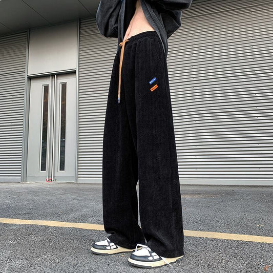 [Tiaota Series]★Casual Pants★ 3color Bottoms Trousers Men's Black Brown Gray