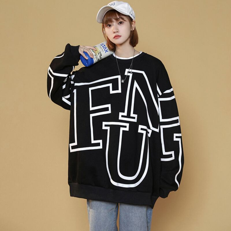 [Fujiiman Series] ★Tops★ 6color Unisex Men's Alphabet Blue Green Black Gray White ML XL 2XL 3XL