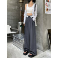 Load image into Gallery viewer, [YIREN Series]★Casual Pants★ 2color Bottoms Trousers Gaucho Pants Women's Gray Black
