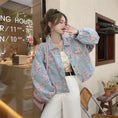 Load image into Gallery viewer, [Home Series]★Denim Jacket★ Floral Tops Outerwear Jacket Women's Short Length
