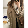 Load image into Gallery viewer, [ZHENMANZI series] ★Trench coat★ 2color long length coat outerwear for improving temperament, commuting, dating
