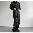 Load image into Gallery viewer, [Illustrated series] ★Casual pants★ Bottoms, pants, unisex, men's, unique, cool, easy to match, black
