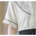 Load image into Gallery viewer, [QIYC Series] ★Chinese style shirt★ Tops, short sleeve shirts, Hanfu tops, summer clothes, improves temperament, has design
