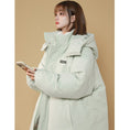 Load image into Gallery viewer, [Suikoishi Series] ★Winter coat★ Cotton coat outerwear 2color Unisex Men's Green Pink ML XL 2XL
