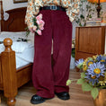 Load image into Gallery viewer, [C2 Studios Series]★Casual Pants★ 2color Gaucho Pants Unisex Men's ML XL Wine Red Beige
