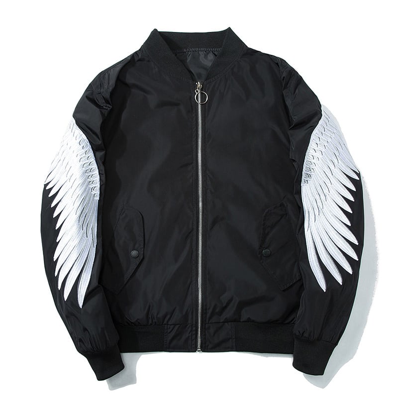 [5color] Jacket, Stadium Jacket, Sukajan, Unisex, Couple Clothes, Wing Embroidery, Fashion