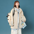 Load image into Gallery viewer, [Fujiiman Series] ★Jacket★ Outerwear 3 colors Koala on the sleeves Unisex Beige Black Gray
