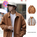 Load image into Gallery viewer, [BIGEMAN Series] ★Jacket that can be worn on both sides★ Cotton coat 2color outerwear plaid pattern winter clothes unisex men's large size
