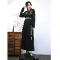 Load image into Gallery viewer, [Old Monster --- Rabbit Series] ★China style pants★ 2color Gaucho pants bottoms Black Black Pink
