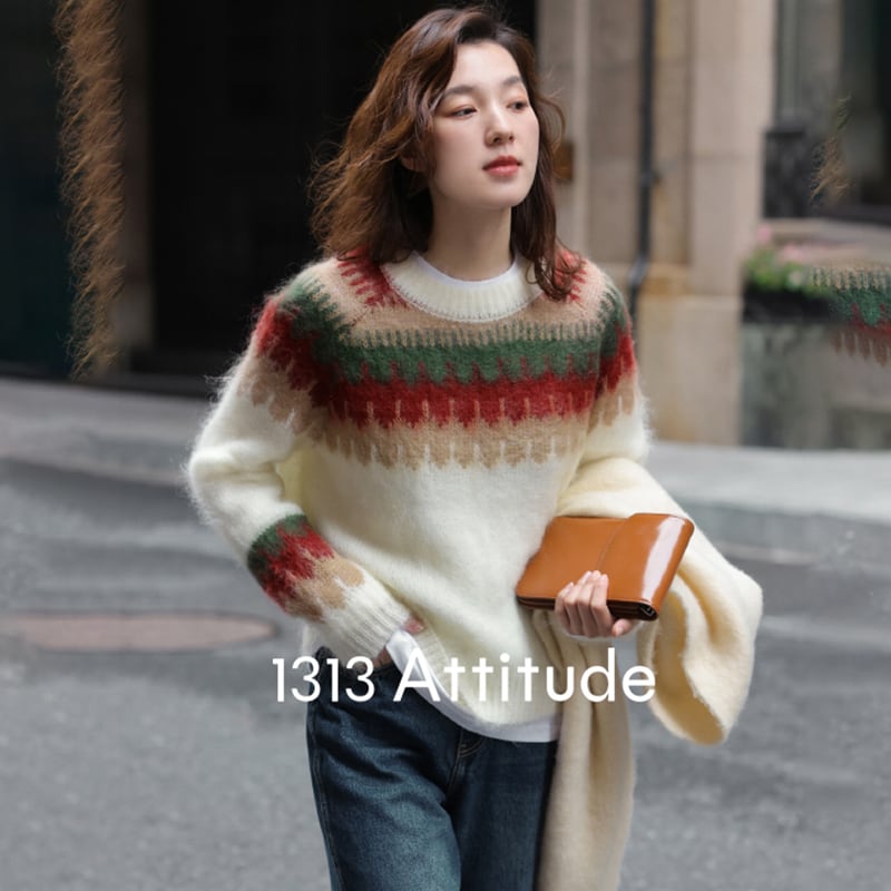 [KAKA Series]★Sweater★ Knit Tops Christmas Fashion Ladies Cute Easy to Match