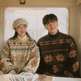 Load image into Gallery viewer, [RiseBrand Series]★Sweater★ 2color Knit Tops Christmas Unisex Men's Apricot Coffee Color
