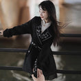 Load image into Gallery viewer, [Dust smoke cloud dream---Bamboo series] ★China style coat★ Lasha embroidery Chinese clothes, everyday wear, cute, easy to match, black, black
