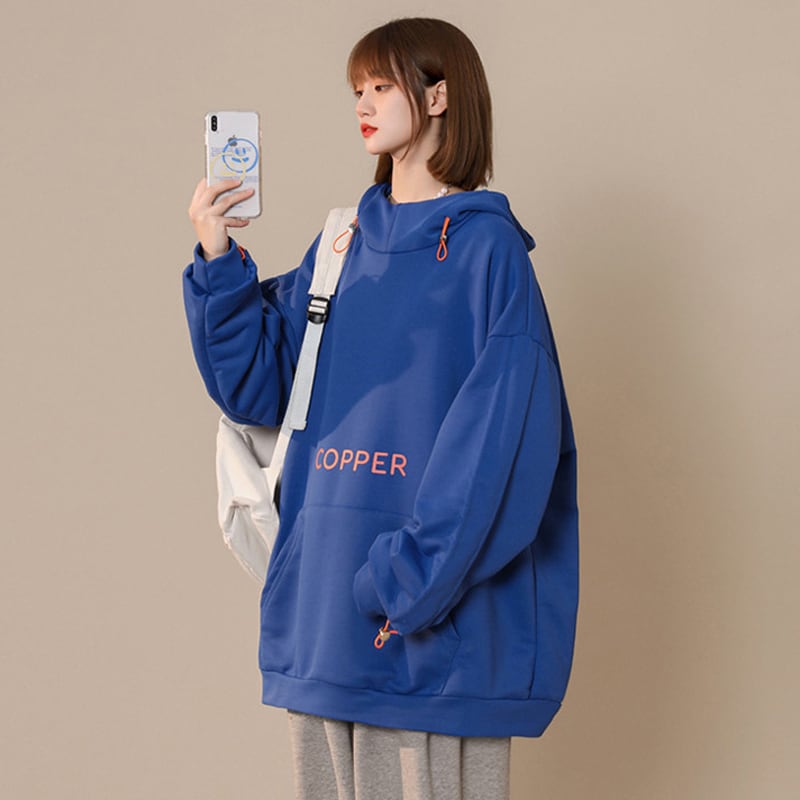 [Fujiiman Series]★Parker★ 3color Unisex Men's Women's Hooded Large Size Black White Blue