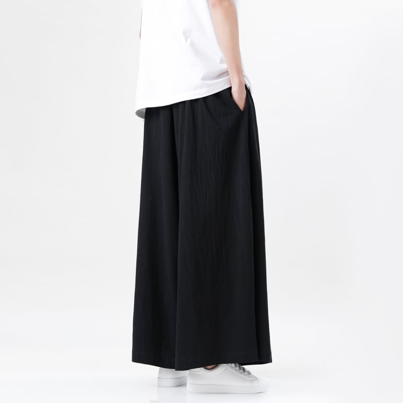 [MUFENG Series]★China style trousers★ 3color gaucho pants bottoms unisex men's large size simple casual