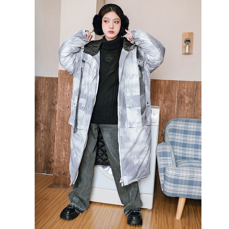 [Kokaisha---Gouun Series] ★China style coat★ Cotton coat, thick, warm, winter clothes, long coat, original