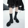 Load image into Gallery viewer, [chicsky---Kurono Series]★Shoes★Boots 35 36 37 38 39 Shoes Rose Chain Black Black Cute
