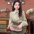 Load image into Gallery viewer, [Misslin Fashion Series]★Setup, single item order★ Shirt or skirt, green, date, commuting, office lady, easy to match
