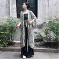 Load image into Gallery viewer, [Haruyama Mokugo Series] ★China style happi coat★ Long outerwear, thin improved Chinese clothing, loose, bamboo, everyday wear, Chinese clothing
