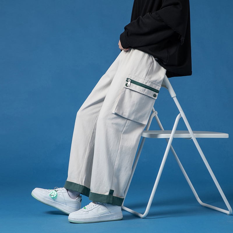 [BIGEMAN Series] ★Casual Pants★ 2color Quarter-length Bottoms Pants Unisex Men's Large Size Color Scheme Fashion