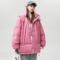 Load image into Gallery viewer, [Suikoishi Series] ★Winter Coat★ Cotton Coat Outerwear 3color Unisex Men's Cute Ears Pink Black Beige
