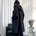 Load image into Gallery viewer, [Kaei Series] ★Trench coat★ 3colors Black, green or light brown, cotton insert type available, hooded, hat included
