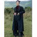 Load image into Gallery viewer, [Big Blue Dragon Series]★China style trousers★Bottoms Gaucho pants Loose Casual Black Black
