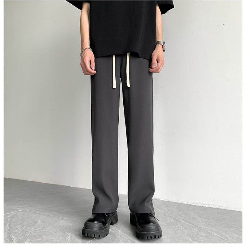 [BIGEMAN Series]★Casual Pants★ 3color Bottoms Trousers Men's Large Size Cool Plain Simple