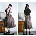 Load image into Gallery viewer, [Kokaisha---Shinkyo Series]★China style skirt★Bottoms Text pattern Elastic waist Original Retro
