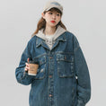 Load image into Gallery viewer, [FKZ Series]★Jacket★ 2color Outer Denim Jacket Unisex Men's Loose Spring Clothes Jeans
