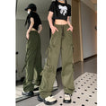 Load image into Gallery viewer, [MGJM Series]★Casual Pants★ 2color Bottoms Black Green Unisex Men's Retro
