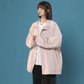 Load image into Gallery viewer, [Fujiiman Series] ★Jacket★ 3color outerwear unisex men's black green pink easy to match
