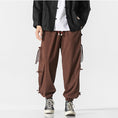 Load image into Gallery viewer, [Small Trouble Series]★China style pants★ 3color bottoms unisex men's large size gray black coffee color
