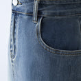 Load image into Gallery viewer, [XIANXIAN Series]★Denim Skirt★ Bottoms Ladies Commuting Date OL Office Blue Blue
