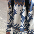 Load image into Gallery viewer, [LUSEN Series]★Sweater★ 2color Knit Tops Christmas New Year Deer Unisex Men's Red Blue
