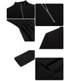 Load image into Gallery viewer, [JIFEI Series] ★Dress★ Switching Simple Long Length Cute Slimming Easy to Match Black Black
