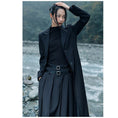 Load image into Gallery viewer, [Big Blue Dragon Series] ★China style skirt★ Bottoms with belt, black, high-looking, slimming, improving temperament
