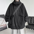 Load image into Gallery viewer, [YOULIN Series]★Jacket★ 3color Unisex Men's Large Size Casual with Hat Black Brown Red
