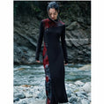 Load image into Gallery viewer, [Daiseiryusu series] ★China style dress★ Knit dress, changeover, Chinese button, slim fit, slim
