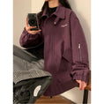 Load image into Gallery viewer, [SENSU Series]★Jacket★ 2color outerwear unisex men's green purple green purple casual
